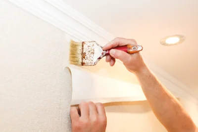 Pose de papier peint à Neung-sur-Beuvron — revêtements muraux et toiles de verre